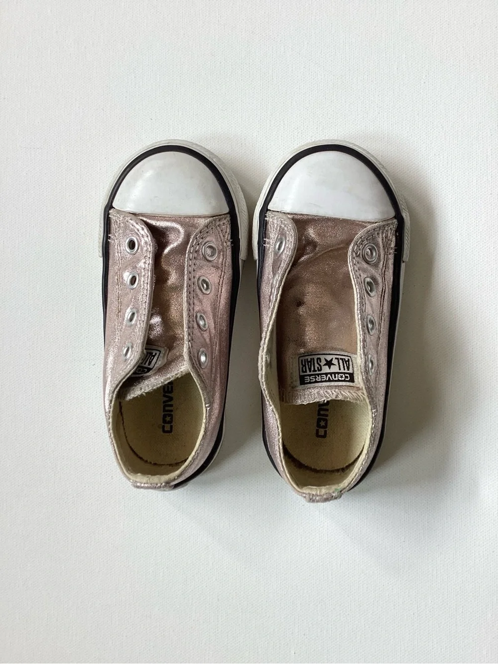 Converse Metallic Rose Gold Sneakers